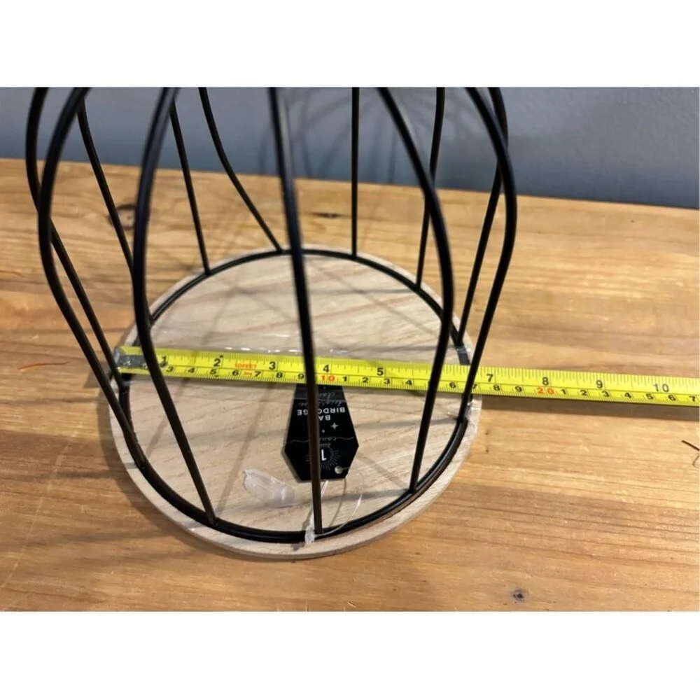 Target bull’s-eye bat cage/birdcage Halloween decor